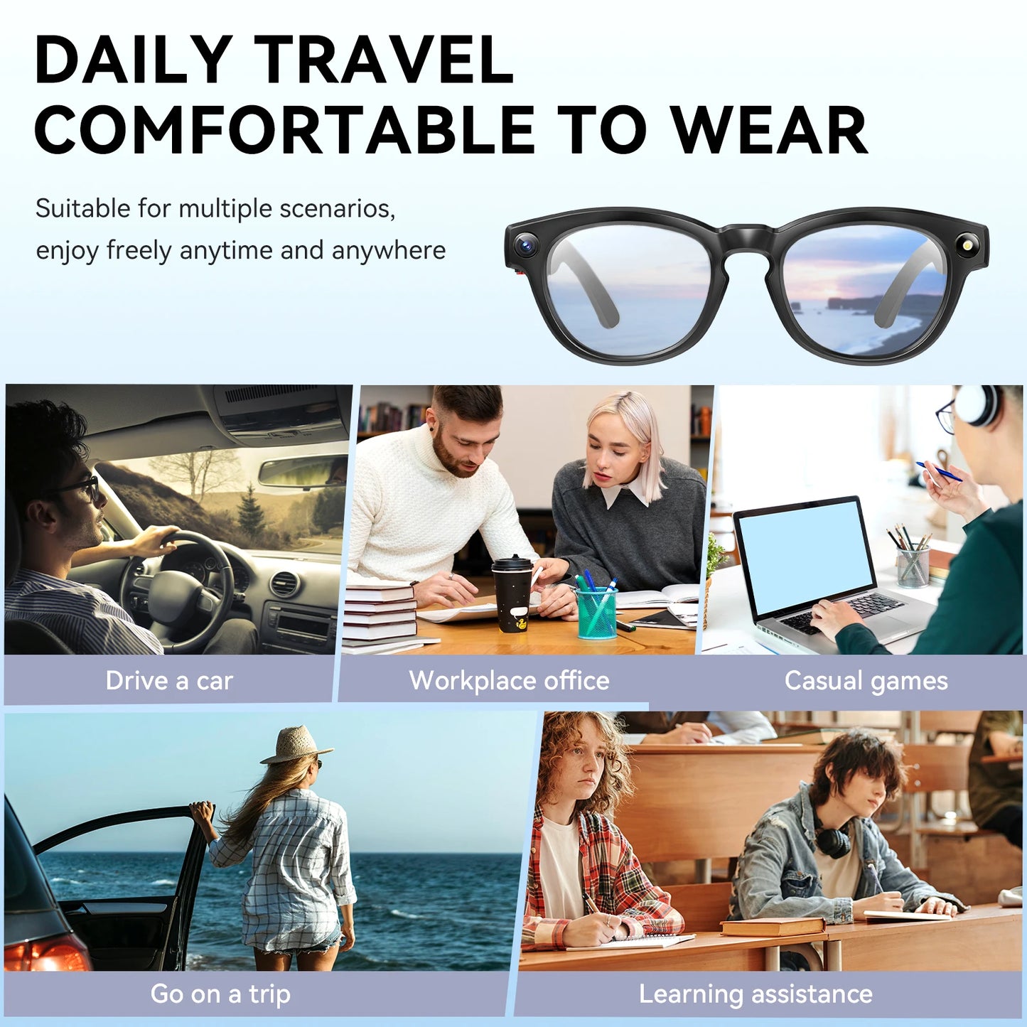 Experience smarter eyewear that keeps you connected, protected, and in control with EIGIIS AI Smart Glasses.