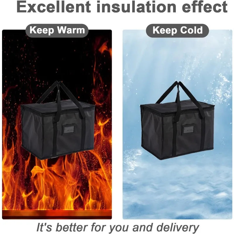 Deliver hot or cold meals with confidence using the NONECN 40L insulated delivery bag built for everyday efficiency.