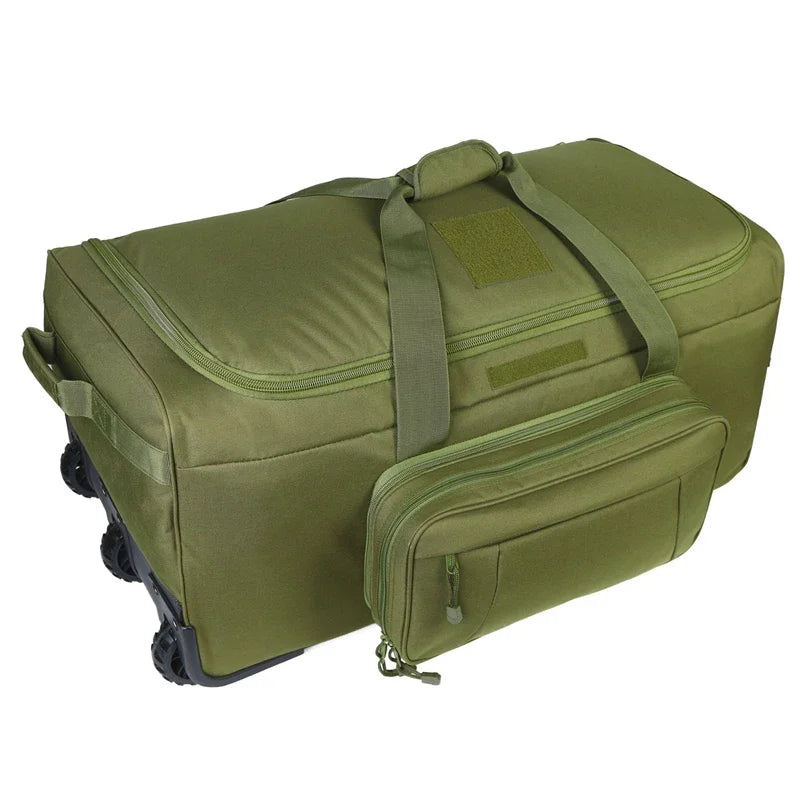 Ready for any expedition, this LQARMY 124L outdoor camping travel bag combines rugged durability with practical organization, making heavy loads feel lighter and journeys smoother.