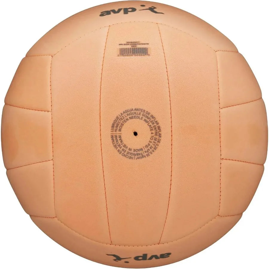 Soft Volleyball Official Size Orange For Indoor And Outdoor Play