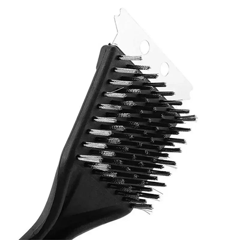 NONECN Barbecue Grill Brush With Steel Wire Bristles For Cleaning