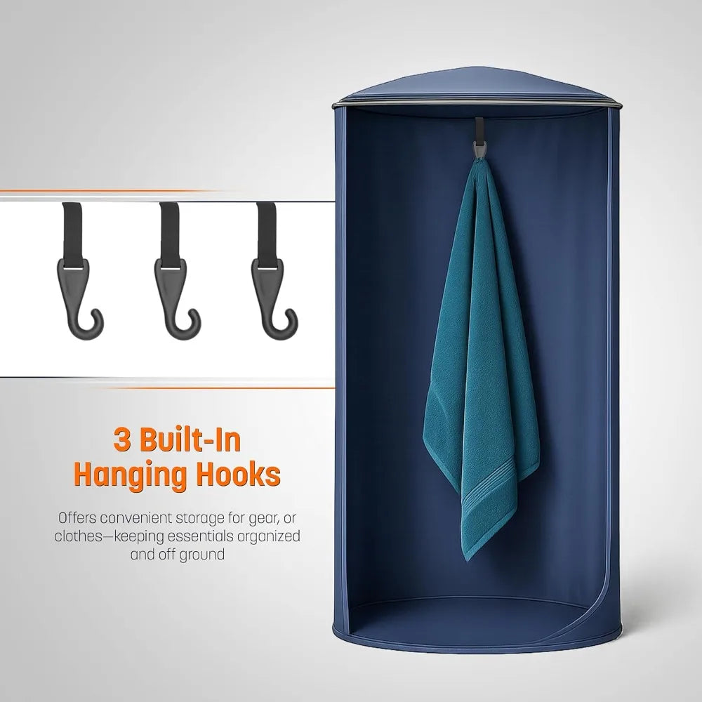 Instant SUV Trunk Changing Tent With Pop Up Privacy Shelter Liftgate Suction Pod