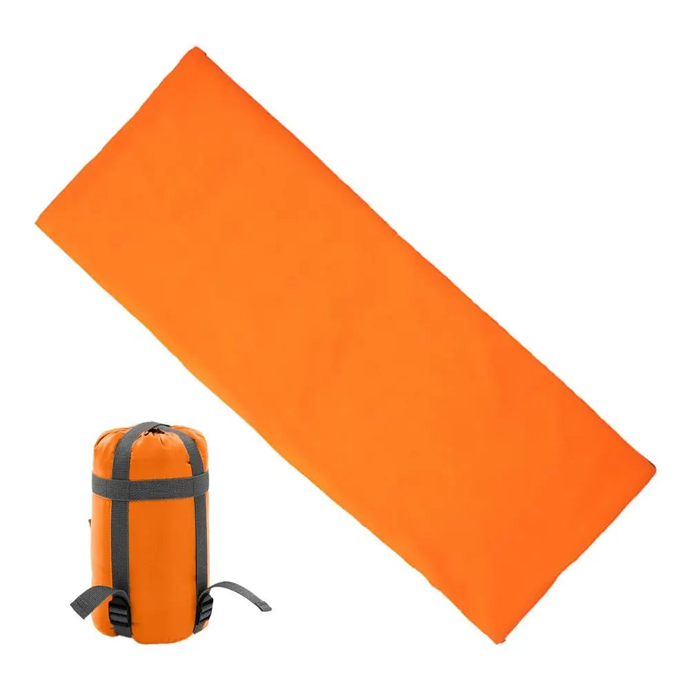 Packable Kids Sleeping Bag With Compression Sack Foldable Envelope Travel Gear