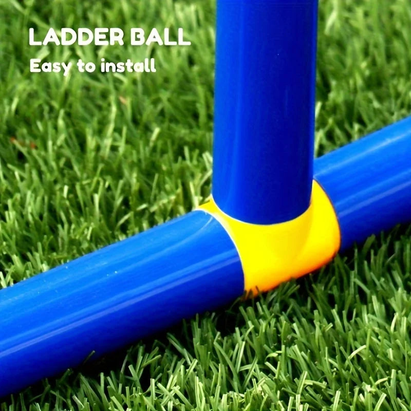 Ladder Toss Outdoor Game Set With Balls For Backyard Play