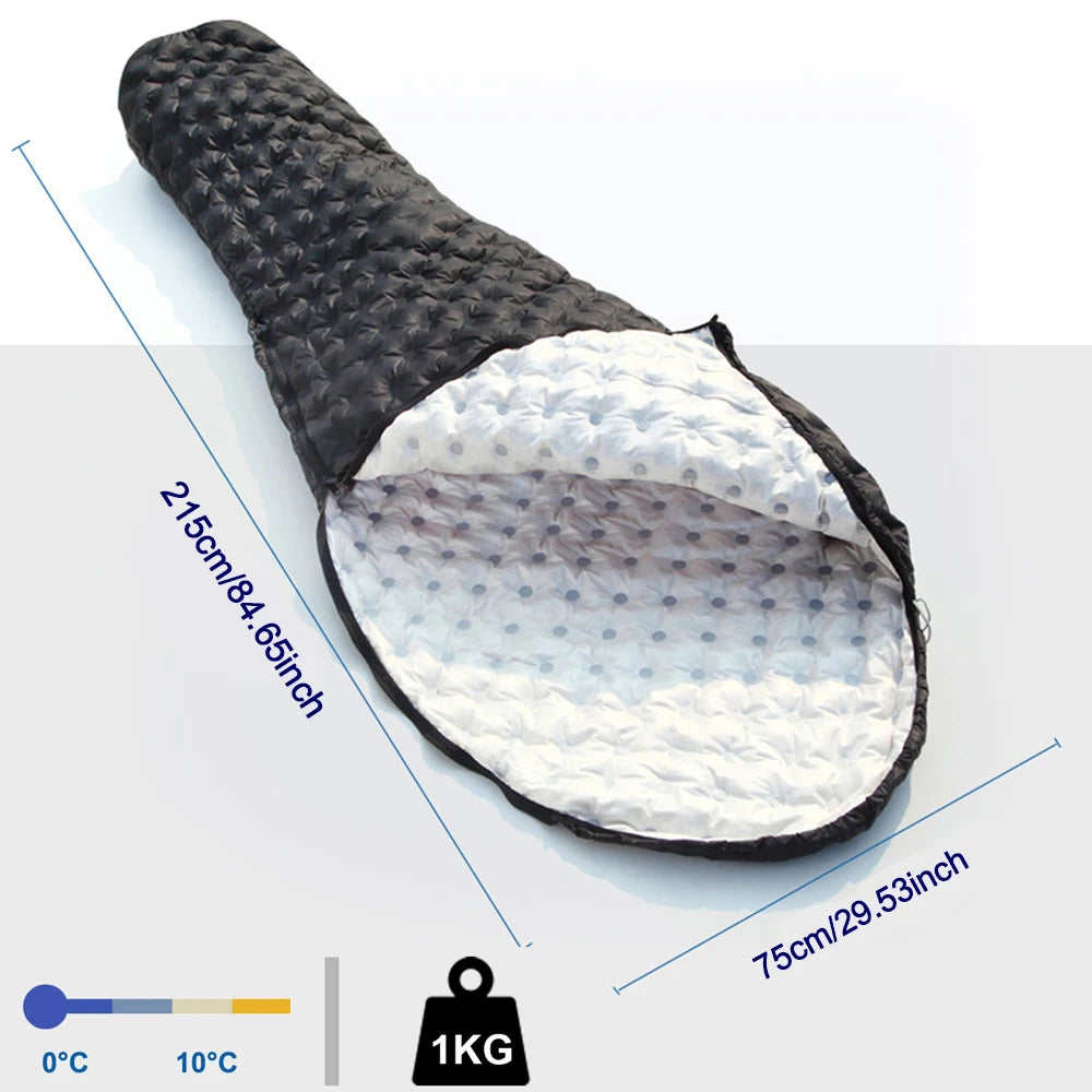 Kamperbox Down Sleeping Bag 3 Season Ultralight Camping
