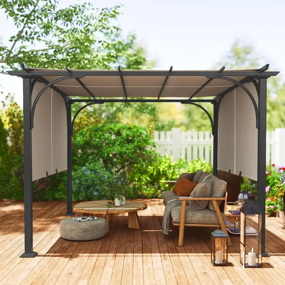 Transform your outdoor living space with a rugged, weather resistant pergola that adds shade, shelter, and style.