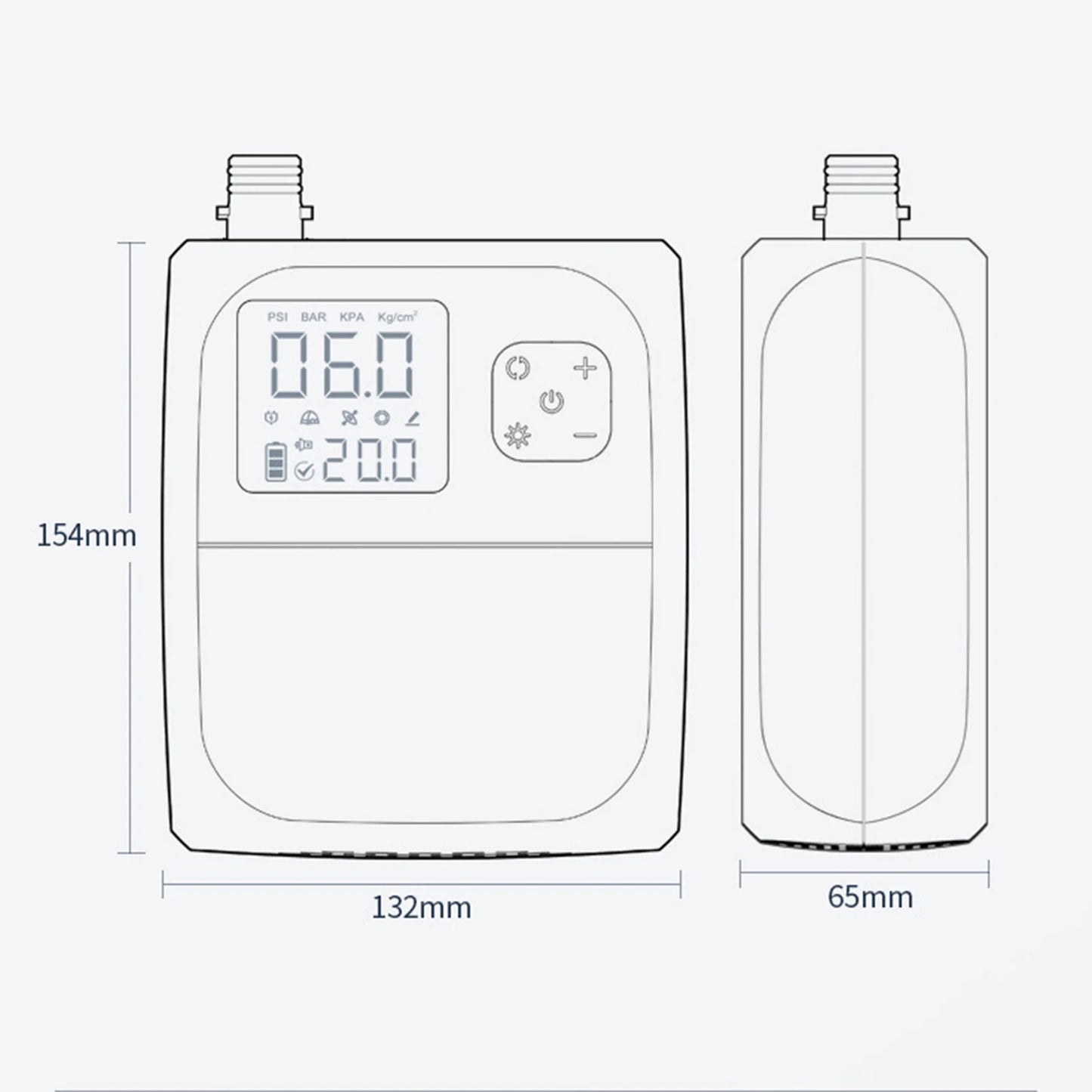 Alloet SUP 25 PSI Electric Pump For Inflatable Paddle Boards