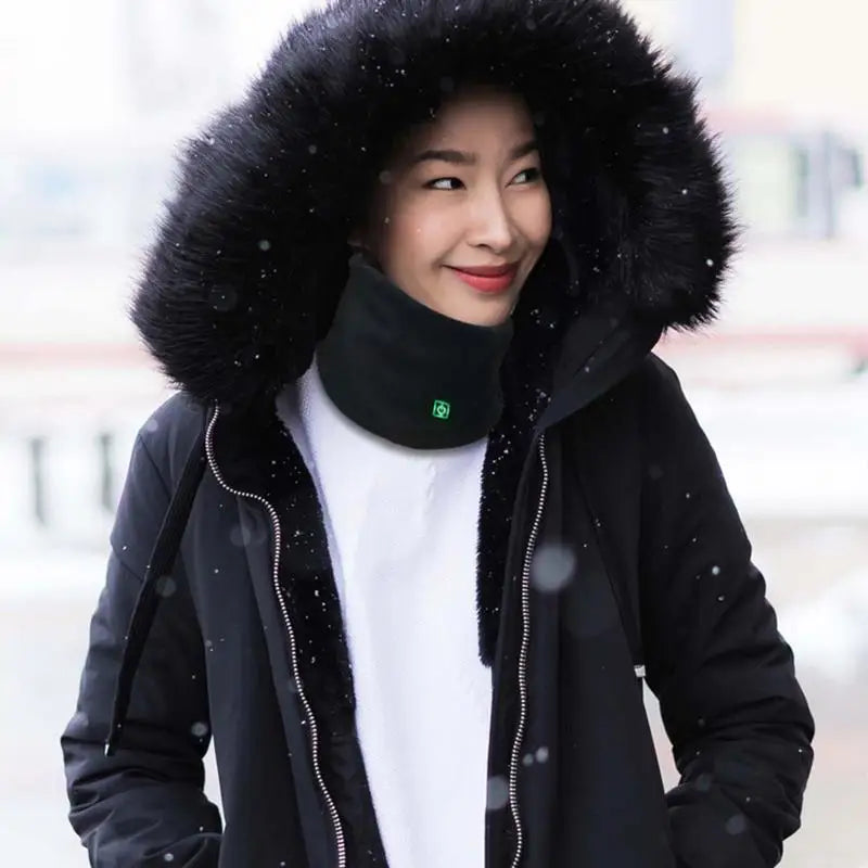 USB Electric Heated Scarf Neck Warmer For Winter Outdoor Sports