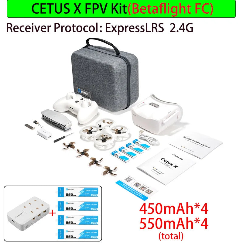 Discover precision and agility with BEYONDSKY's Cetus X FPV Kit, the compact indoor racer built for your quick flips, tight turns, and smooth control in small spaces.