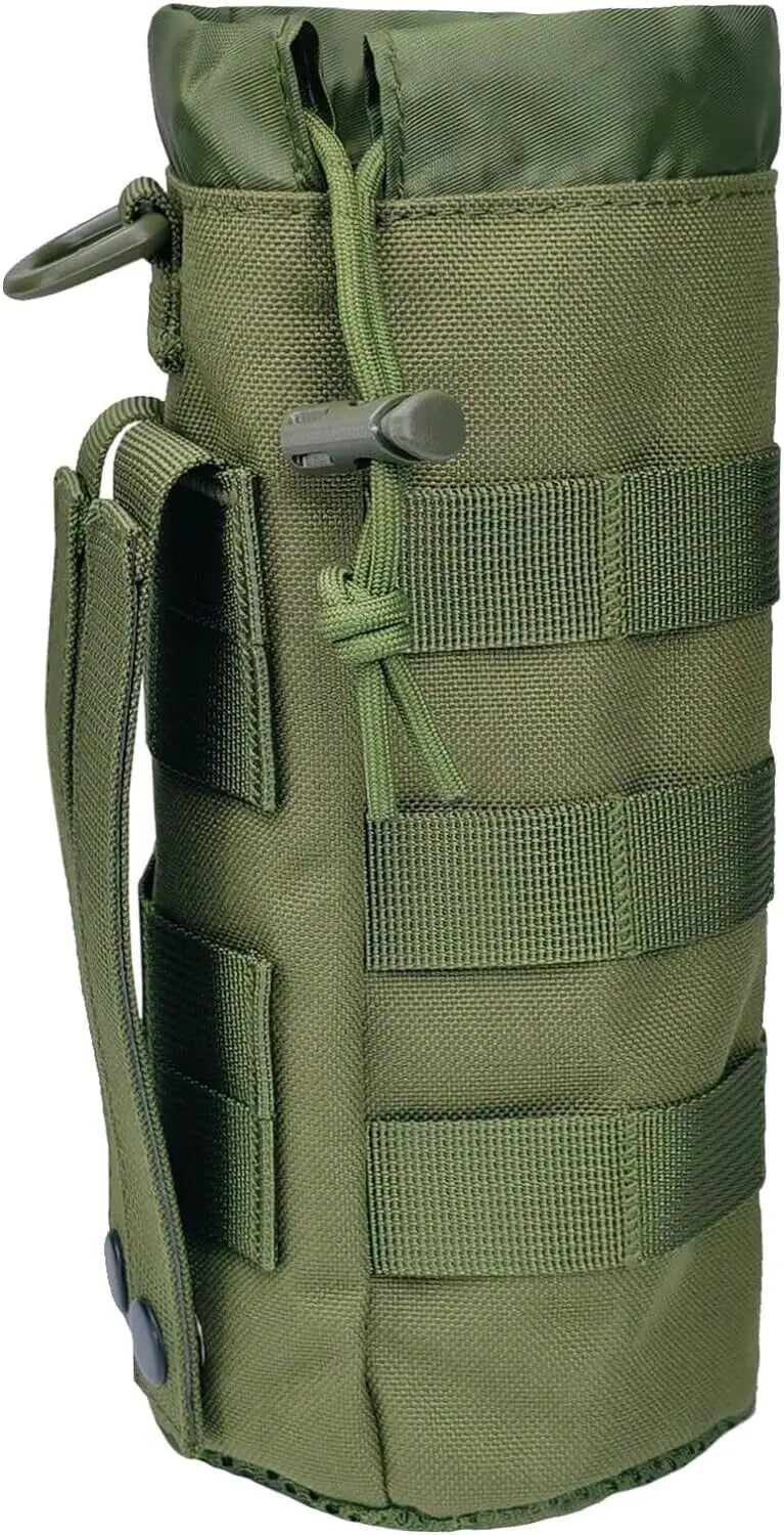 Carry your bottle with confidence using this rugged MOLLE bottle pouch designed for active tasks and adventures anywhere.