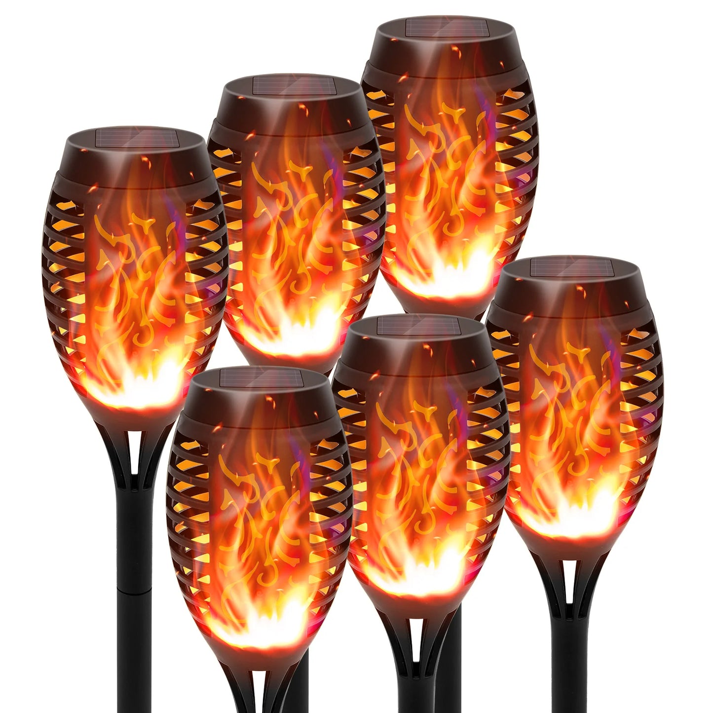 Transform your outdoor spaces with luminous, flickering solar torches that brighten evenings without any wiring or fuss.