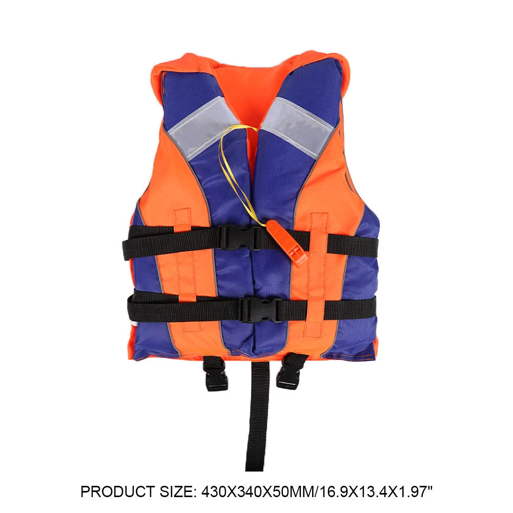 Shunmaii Kids Life Vest With Whistle For Water Sports Fishing Boating