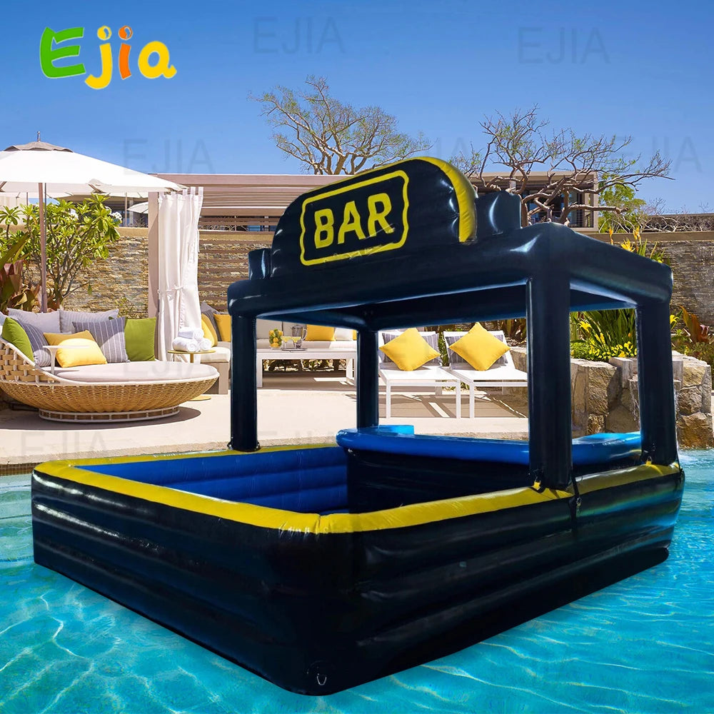 Ejia 16x13ft Outdoor Inflatable Pool Bar Tent For Adults And Kids