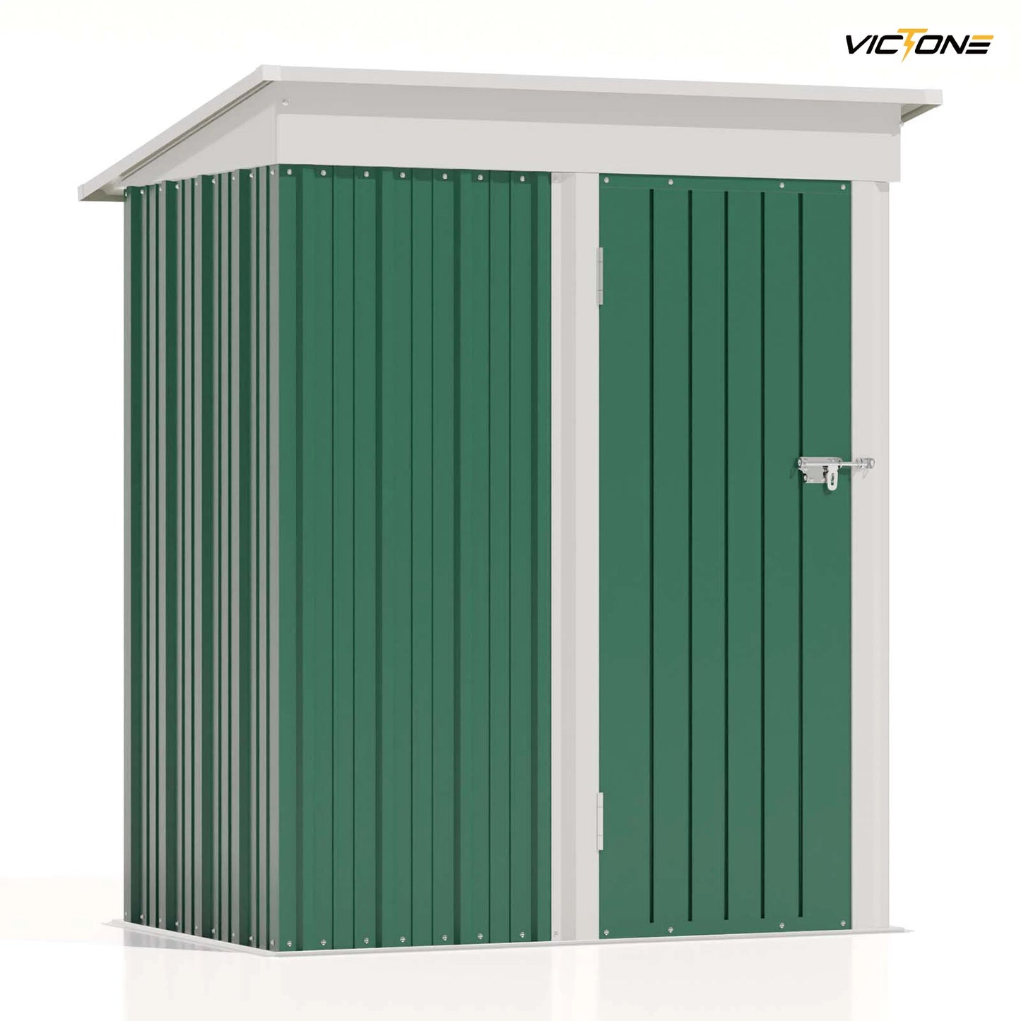 Victone Patiowell 5x3 Ft Outdoor Storage Shed With Lockable Door