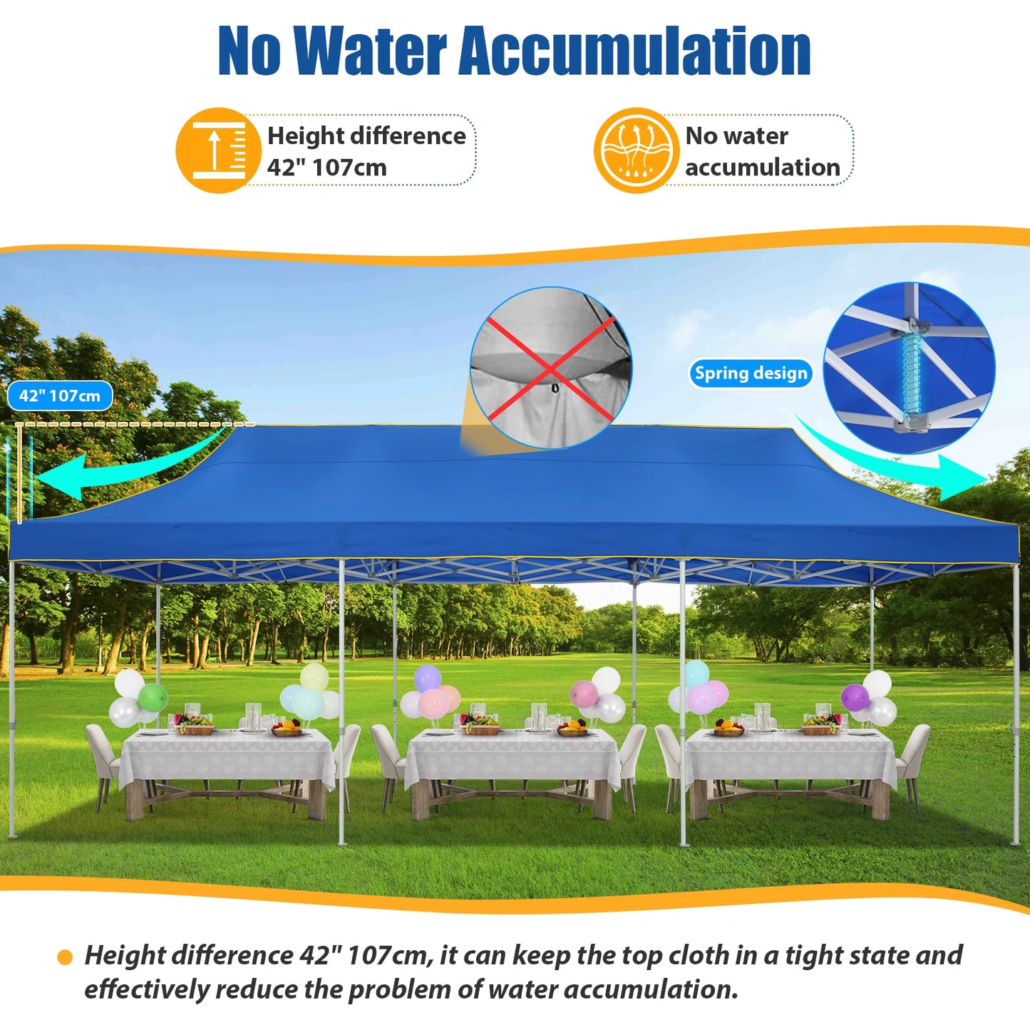 Upgrade your outdoor gatherings with the COBIZICN 10x30ft pop up canopy, a rugged, fast‑set shade solution built for commercial events and everyday use, perfect for weddings, markets, festivals, and backyard parties.