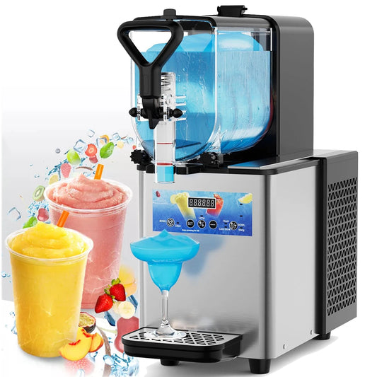 Chill your gatherings with the SHICUO Margarita Slushie Maker, a compact frozen drink machine designed for home use.