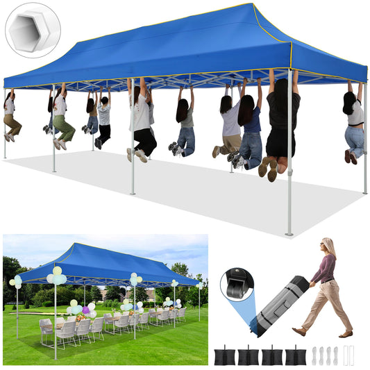 Upgrade your outdoor gatherings with the COBIZICN 10x30ft pop up canopy, a rugged, fast‑set shade solution built for commercial events and everyday use, perfect for weddings, markets, festivals, and backyard parties.