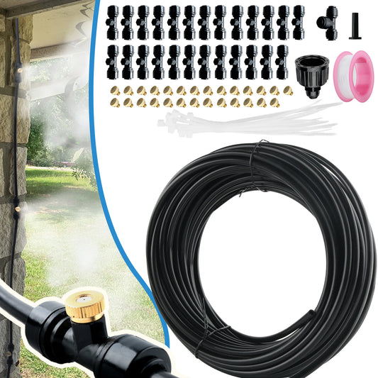 Refresh your outdoor space with this 80ft misting cooling system.