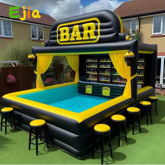 Ejia 16x13ft Outdoor Inflatable Pool Bar Tent For Adults And Kids