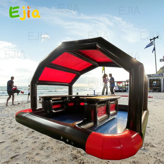 Ejia 20ft Inflatable Floating Pool Bar And Pub Tent For Backyard Parties