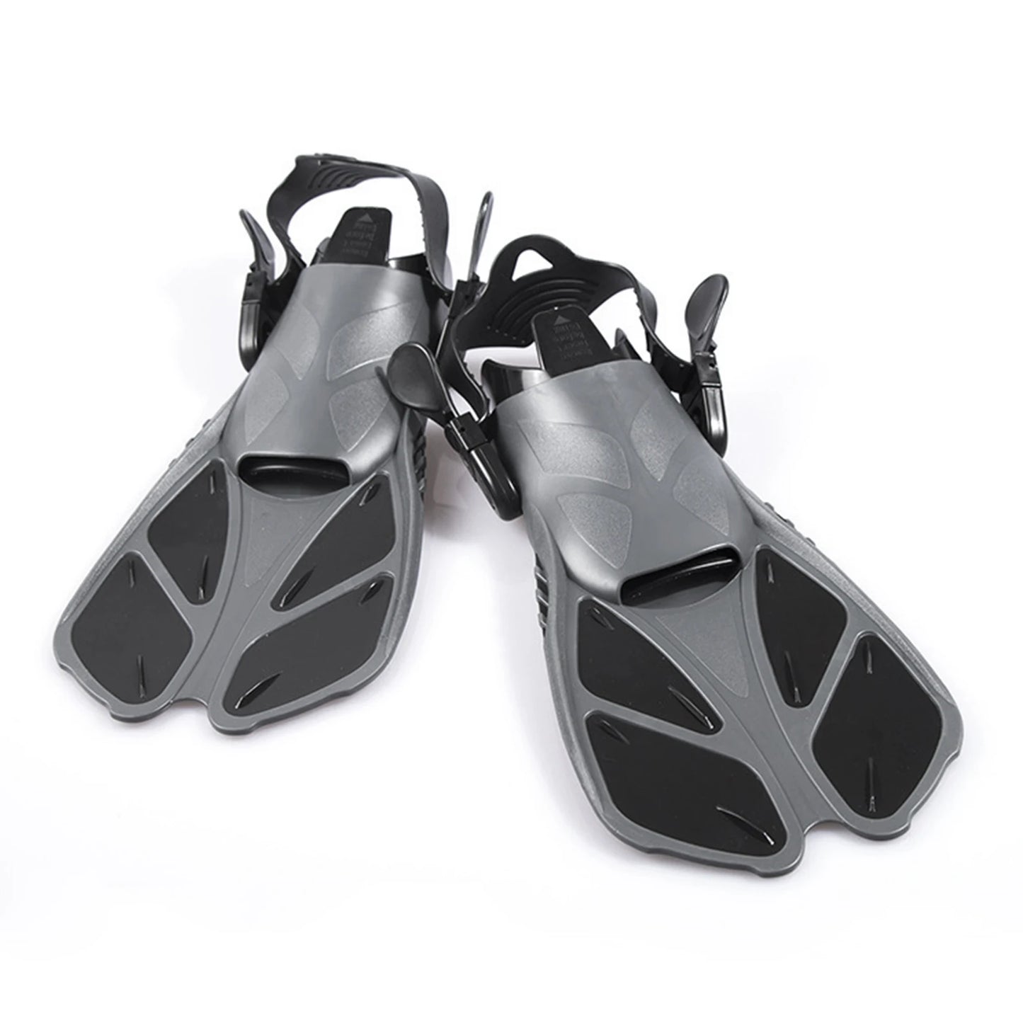Flippers Short Adjustable Swim Fins For Scuba Diving And Snorkeling