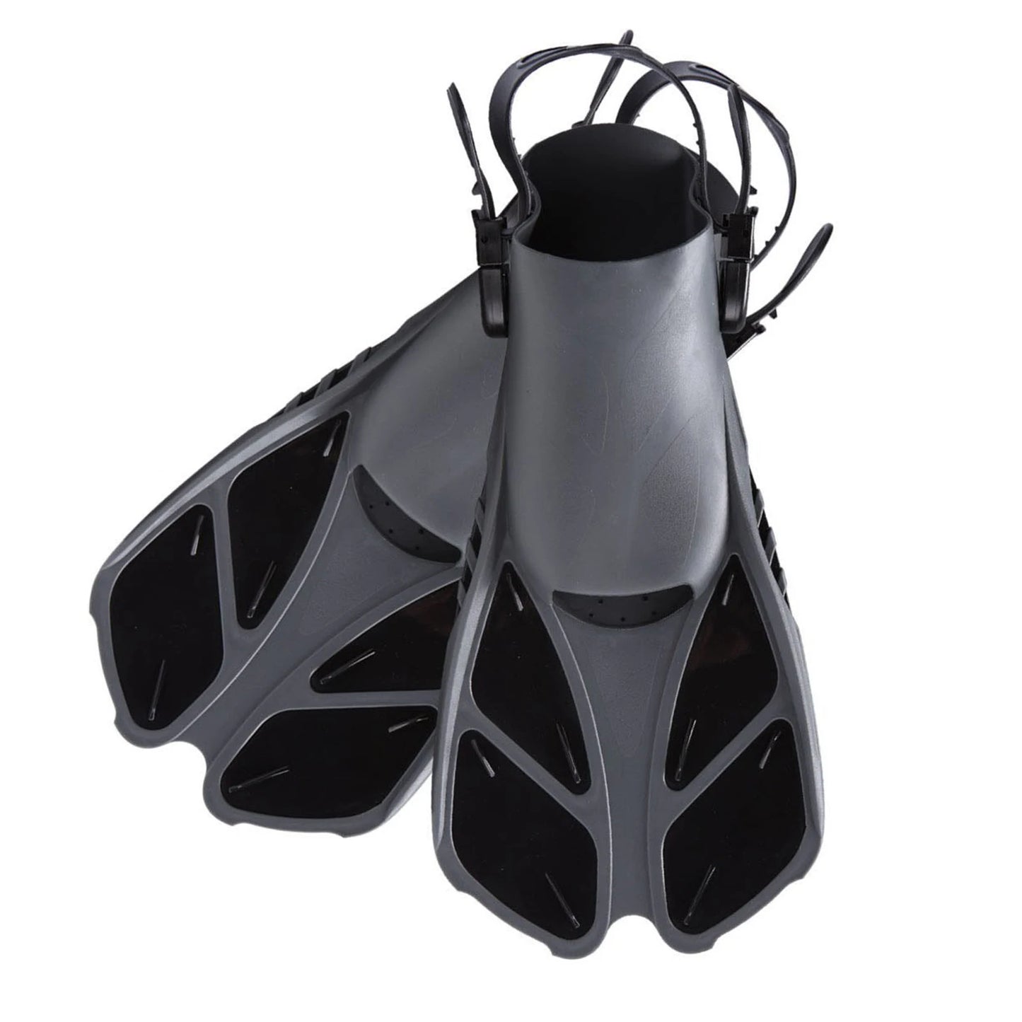 Flippers Short Adjustable Swim Fins For Scuba Diving And Snorkeling