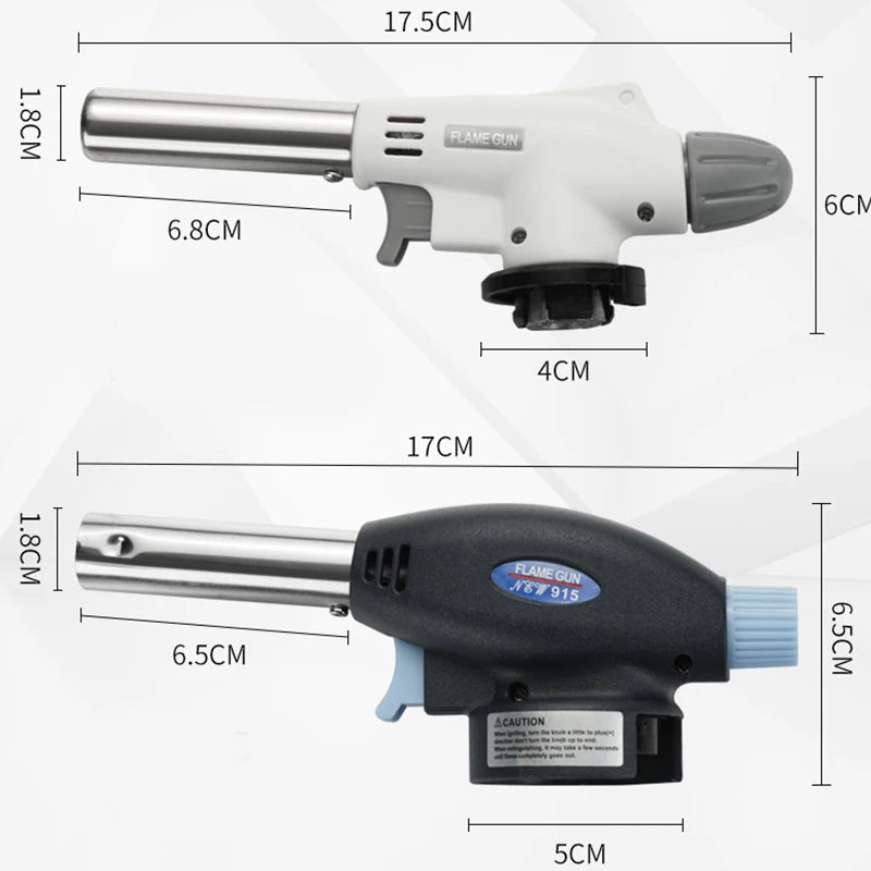 Camping Butane Gas Torch Lighter Outdoor Welding Torch For Barbecue Heating