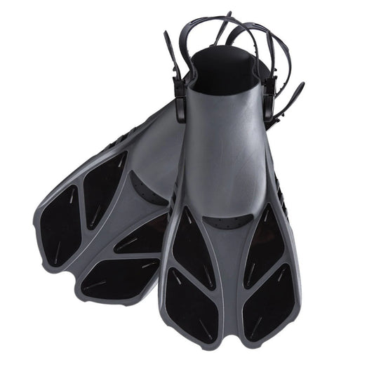 Flippers Short Adjustable Swim Fins For Scuba Diving And Snorkeling