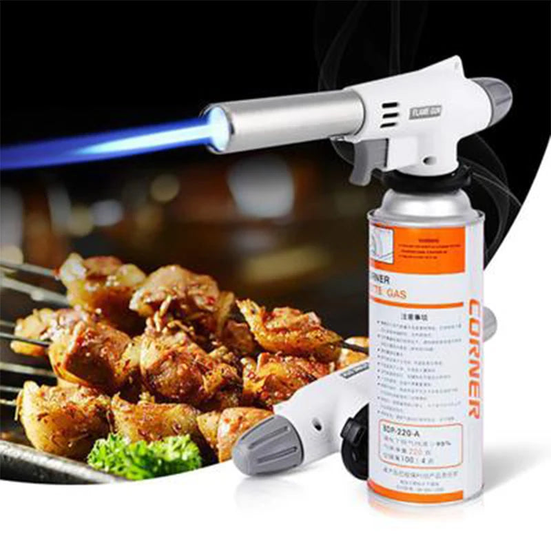Camping Butane Gas Torch Lighter Outdoor Welding Torch For Barbecue Heating