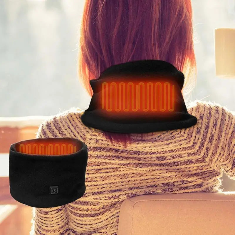 USB Electric Heated Scarf Neck Warmer For Winter Outdoor Sports