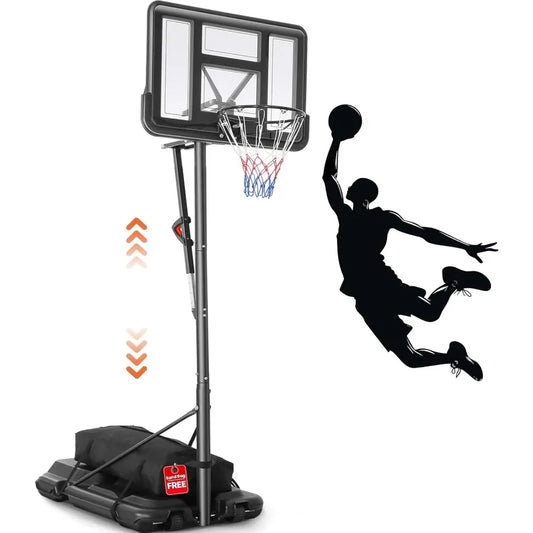 With the XMSJ 10ft adjustable portable basketball hoop, you can elevate backyard play, sharpen your skills, and enjoy unlimited outdoor shooting sessions with family and friends.