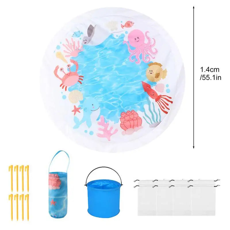Turn every sunny day into your splash-filled adventure with this Beach Puddle Pool built for toddlers.