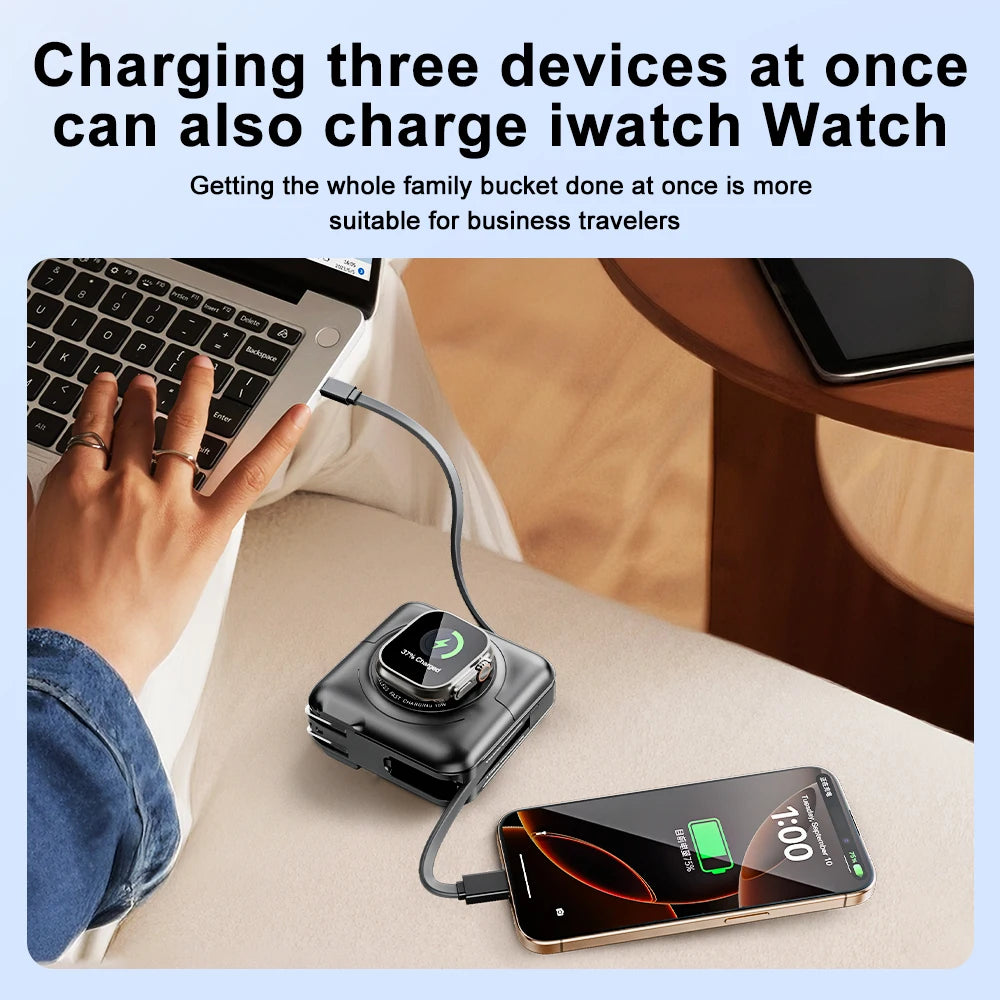 Charge on the go with Crown’s 8 In 1 Magnetic Wireless Power Bank, a 15000mAh powerhouse built for busy lives and travel.