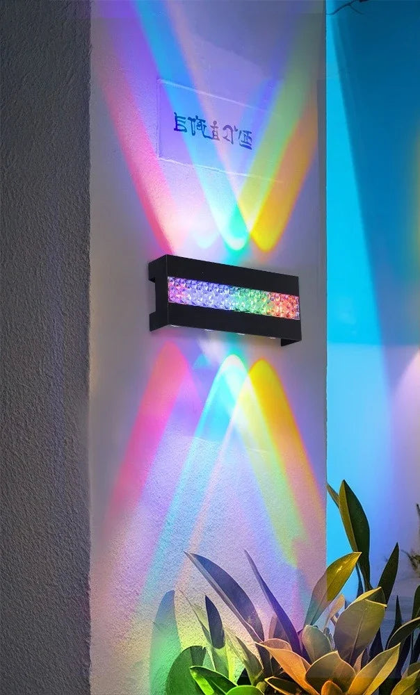 LTOON Outdoor Waterproof Wall Light RGB Garden AC85 265V 10W