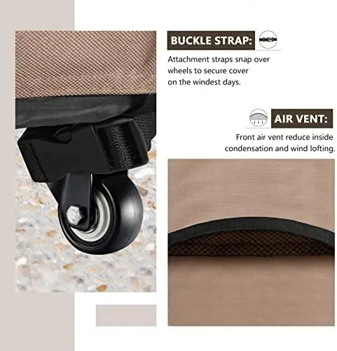 Protect your grill with confidence with this YTYIN 58 inch waterproof cover designed for 3 to 5 burner grills, and it resists UV fading to keep your investment looking like new.