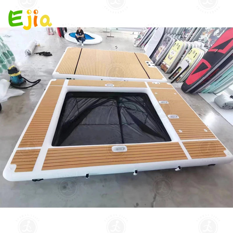 Elevate your water days with the Ejia portable inflatable pool dock, a versatile, easy to use platform that enhances poolside lounging, boating, and lake adventures for everyone.