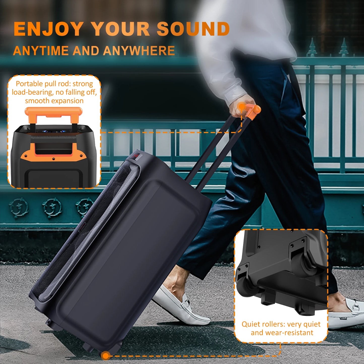 Turn every gathering into a show-stopping party with the FanFun T8 Karaoke System, designed to empower you to sing, share, and shine on any stage.