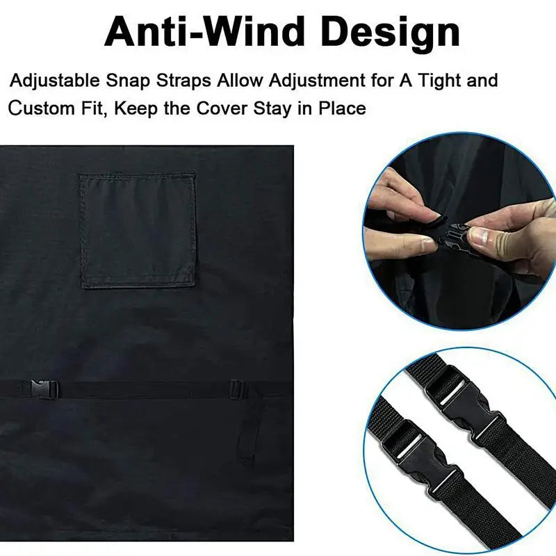 BBQ Grill Barbeque Cover Waterproof Square Fire Pit Cover Outdoor Rainproof