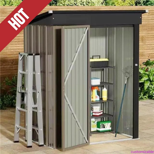 Create a versatile, organized outdoor space with a sturdy metal storage shed you can customize to fit your storage needs, weather conditions, and maintenance routine.