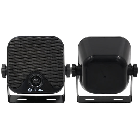Herdio 100W Waterproof Marine Speakers 4 Inch ATV UTV Outdoor