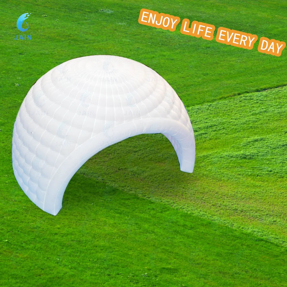 You can create unforgettable events with the JAIN Oxford inflatable igloo dome tent, a weather-ready centerpiece for your parties, festivals, exhibitions, and backyard celebrations.