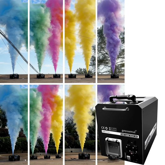 Event Color Smoke Machine With DMX512 Remote For Stage DJ Wedding Party