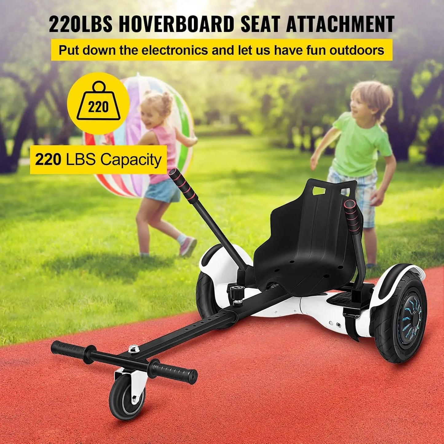 Turn your hoverboard into a thrilling, family-friendly ride with a sturdy seat attachment from XMSJ, designed for quick tool-free setup, comfortable seating, and safe, stable performance for kids and adults alike.