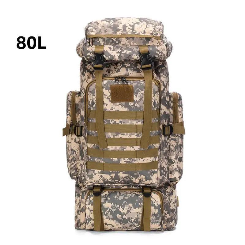 Litchima 80L Waterproof Hiking Backpack for Men Women Rucksack Outdoor Gear