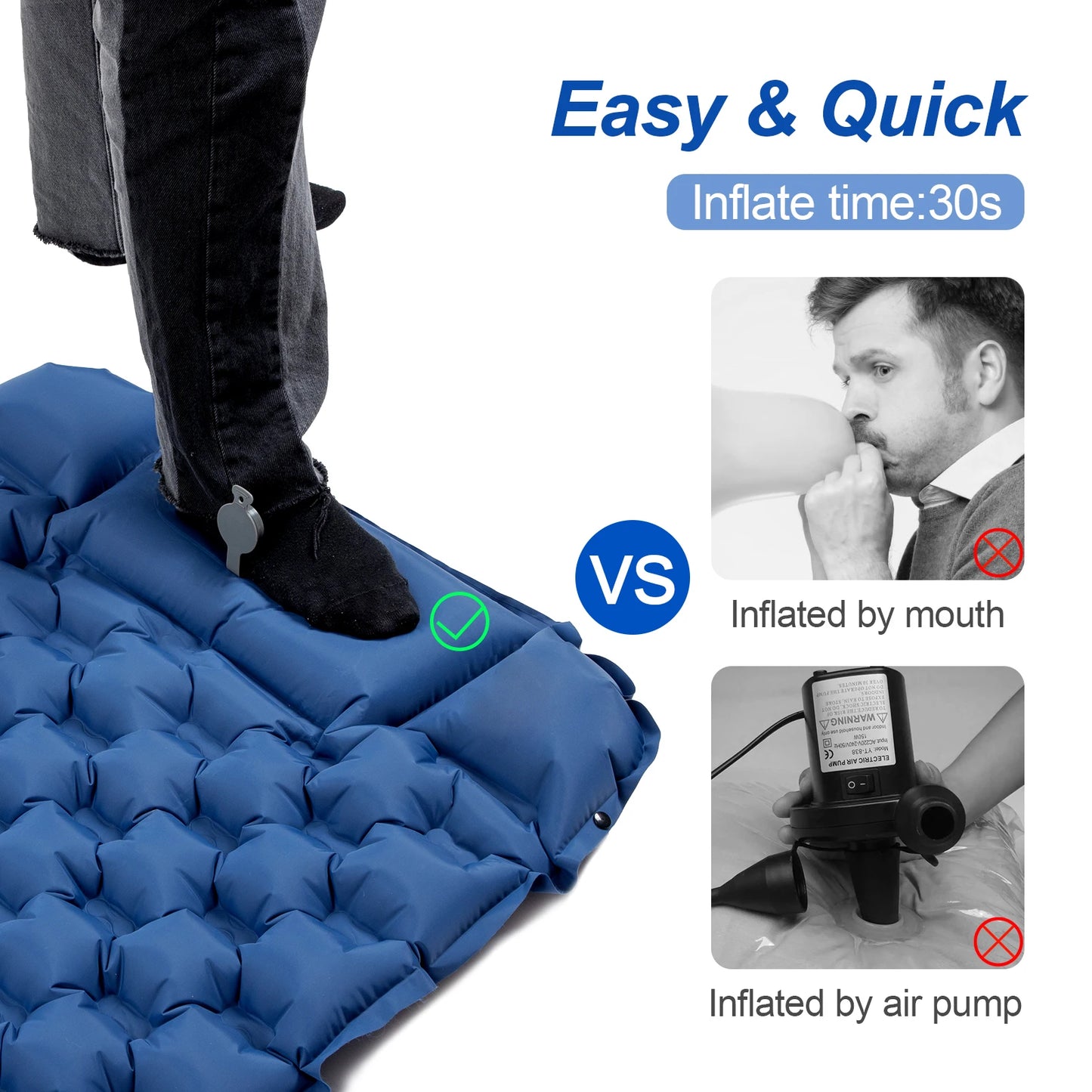 Sleep soundly outdoors with this waterproof ultralight air mattress that packs down tiny, inflates fast, and supports you through rugged campsite nights.