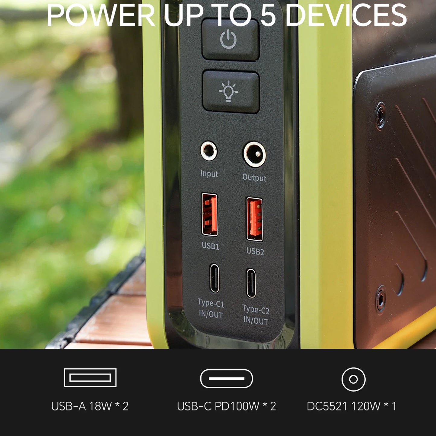 Power your adventures with Geeneu 268W portable power station that keeps your devices charged wherever life takes you.
