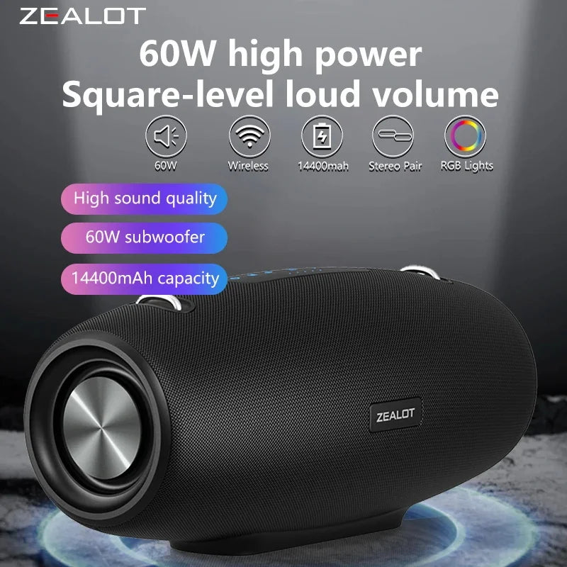 S67 Wireless Speaker With Shoulder Strap Outdoor Waterproof Portable