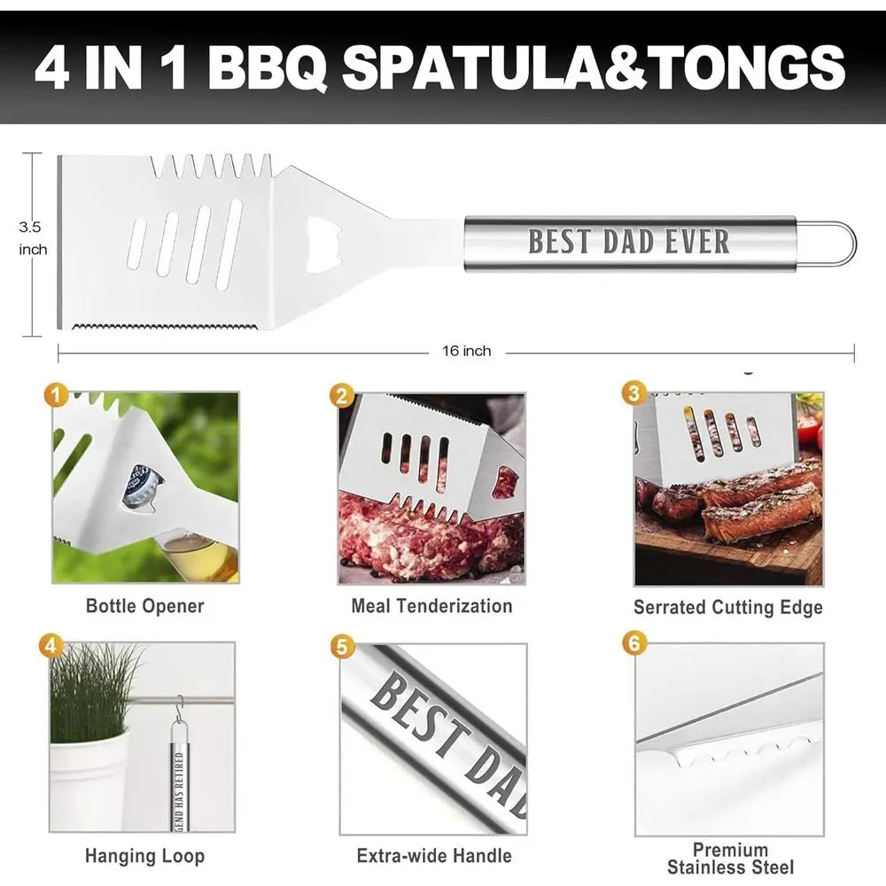 Turn up the heat and grill like a pro with the XMSJ grilling set for you.
