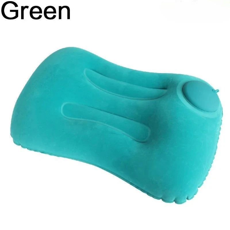 From NONECN, the flocking inflatable square pillow delivers plush, portable comfort.