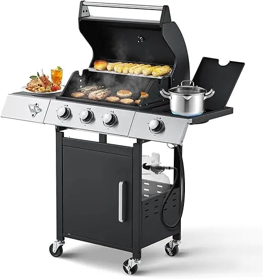 DAFIFY delivers a reliable, feature rich grilling experience with this stainless steel 36,000 BTU propane grill designed for backyard cooks like you, perfect for weekend gatherings and weeknight meals.